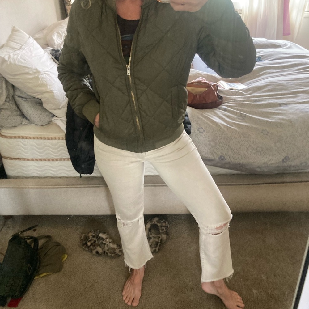 Outerwear light puffer jacket size 2